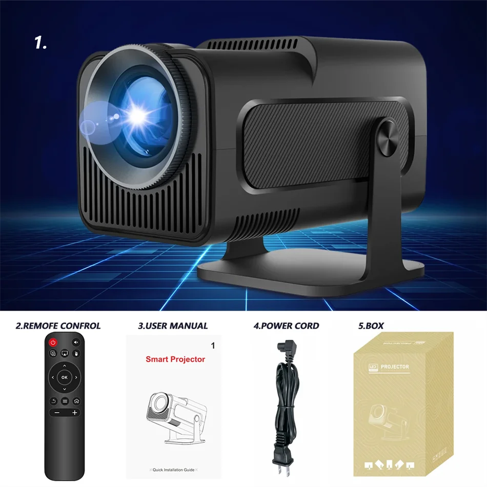Mini Projecteur Portable 4K HD — Cinéma Privé