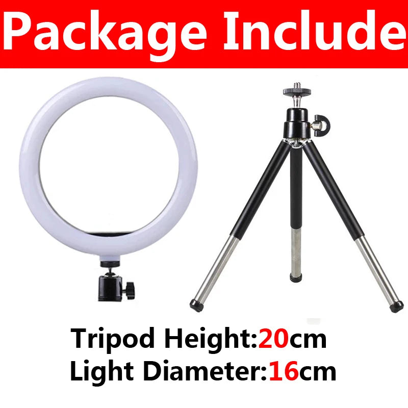 Ring Light LED Trépied — Kit Créateur
