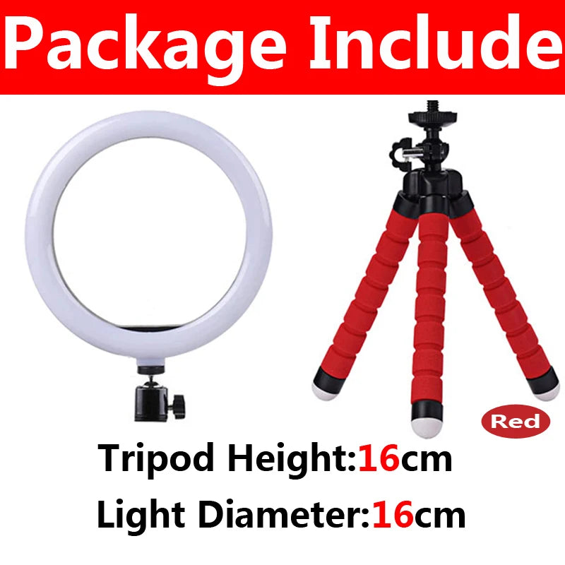 Ring Light LED Trépied — Kit Créateur