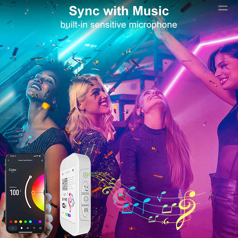 Ruban LED RGB Smart WiFi — Décoration & Ambiance
