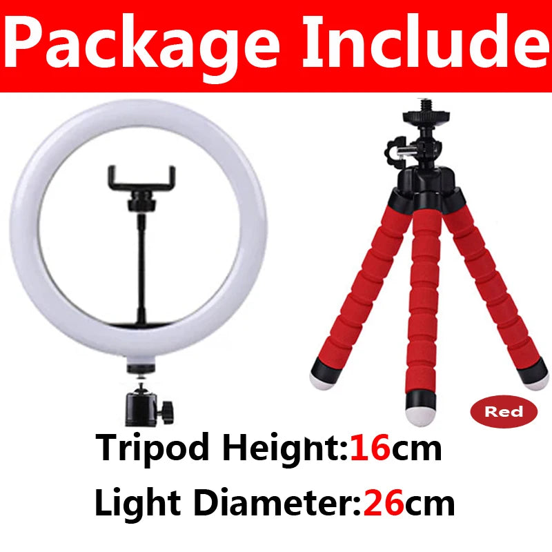 Ring Light LED Trépied — Kit Créateur