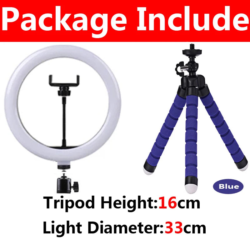 Ring Light LED Trépied — Kit Créateur