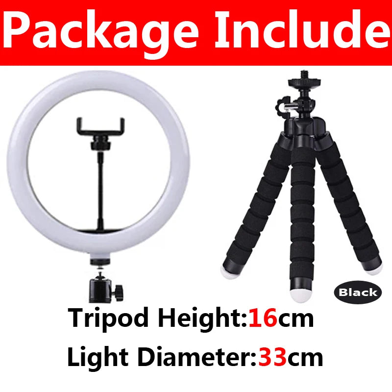 Ring Light LED Trépied — Kit Créateur