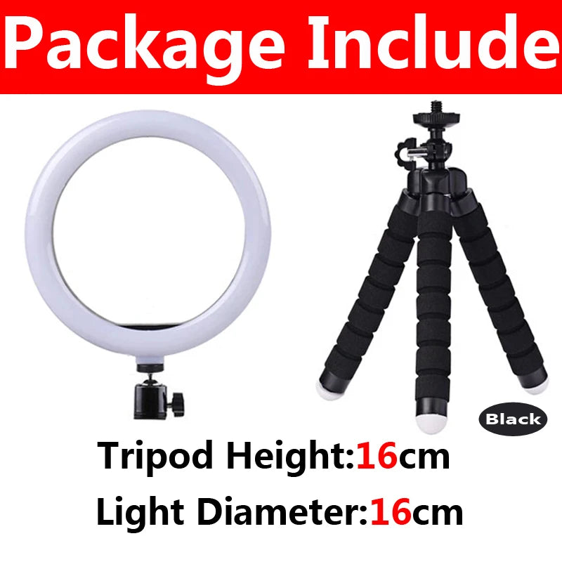 Ring Light LED Trépied — Kit Créateur
