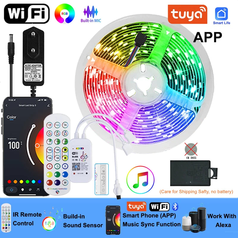 Ruban LED RGB Smart WiFi — Décoration & Ambiance