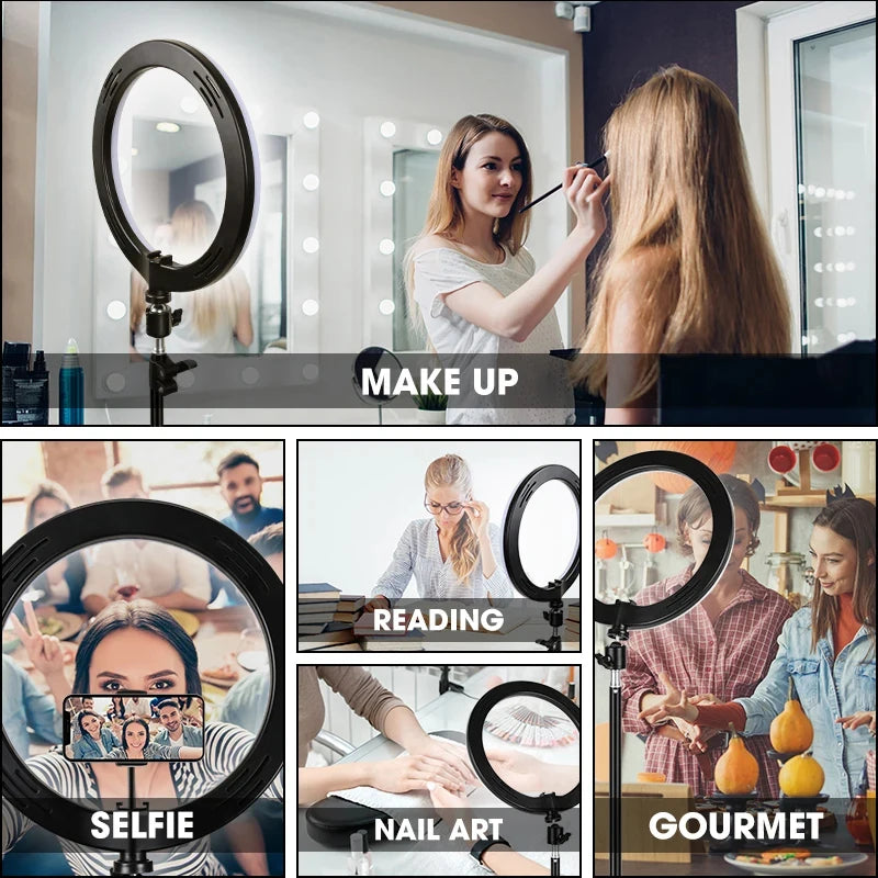 Ring Light LED Trépied — Kit Créateur